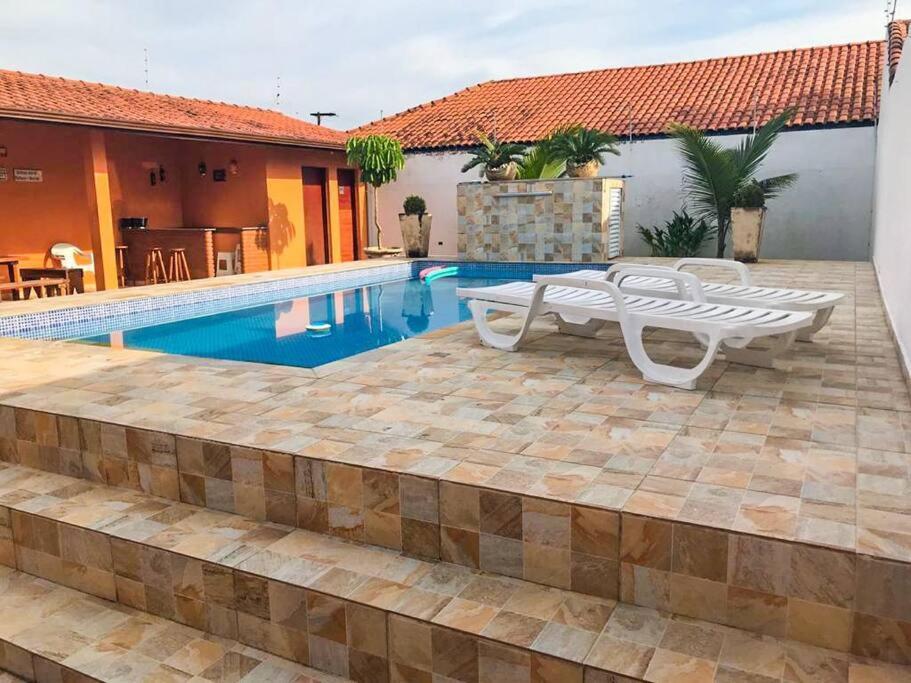 Casa Com Piscina Itanhaem Cibratel II Villa Ngoại thất bức ảnh