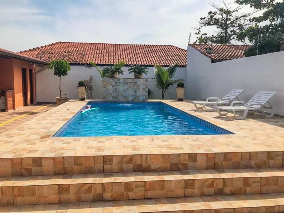 Casa Com Piscina Itanhaem Cibratel II Villa Ngoại thất bức ảnh